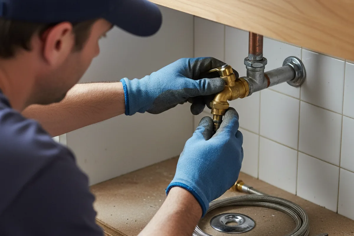 Shutoff valve and fitting work during Repiping in Van Hornesville